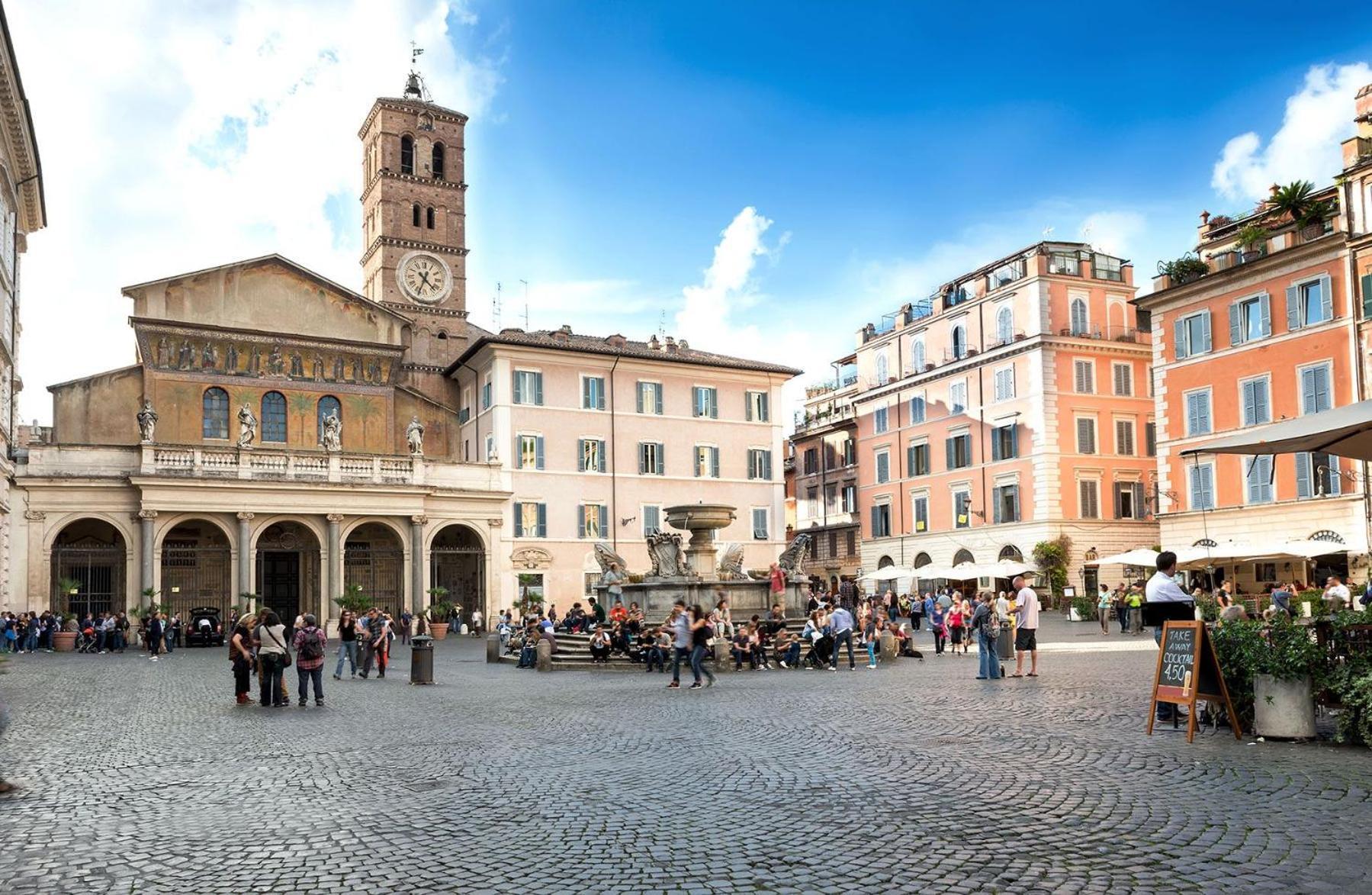 Guest House O Affittacamere La Civetta Di Trastevere B Řím Exteriér fotografie